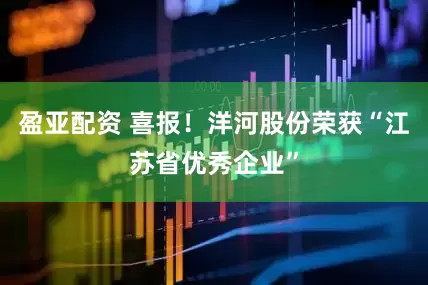 盈亚配资 喜报！洋河股份荣获“江苏省优秀企业”