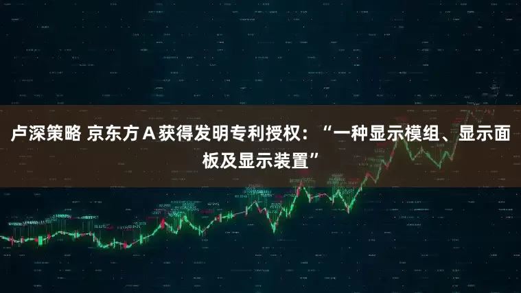 卢深策略 京东方Ａ获得发明专利授权：“一种显示模组、显示面板及显示装置”