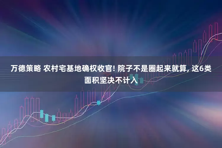 万德策略 农村宅基地确权收官! 院子不是圈起来就算, 这6类面积坚决不计入